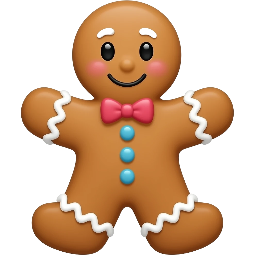 gingerbread emoji