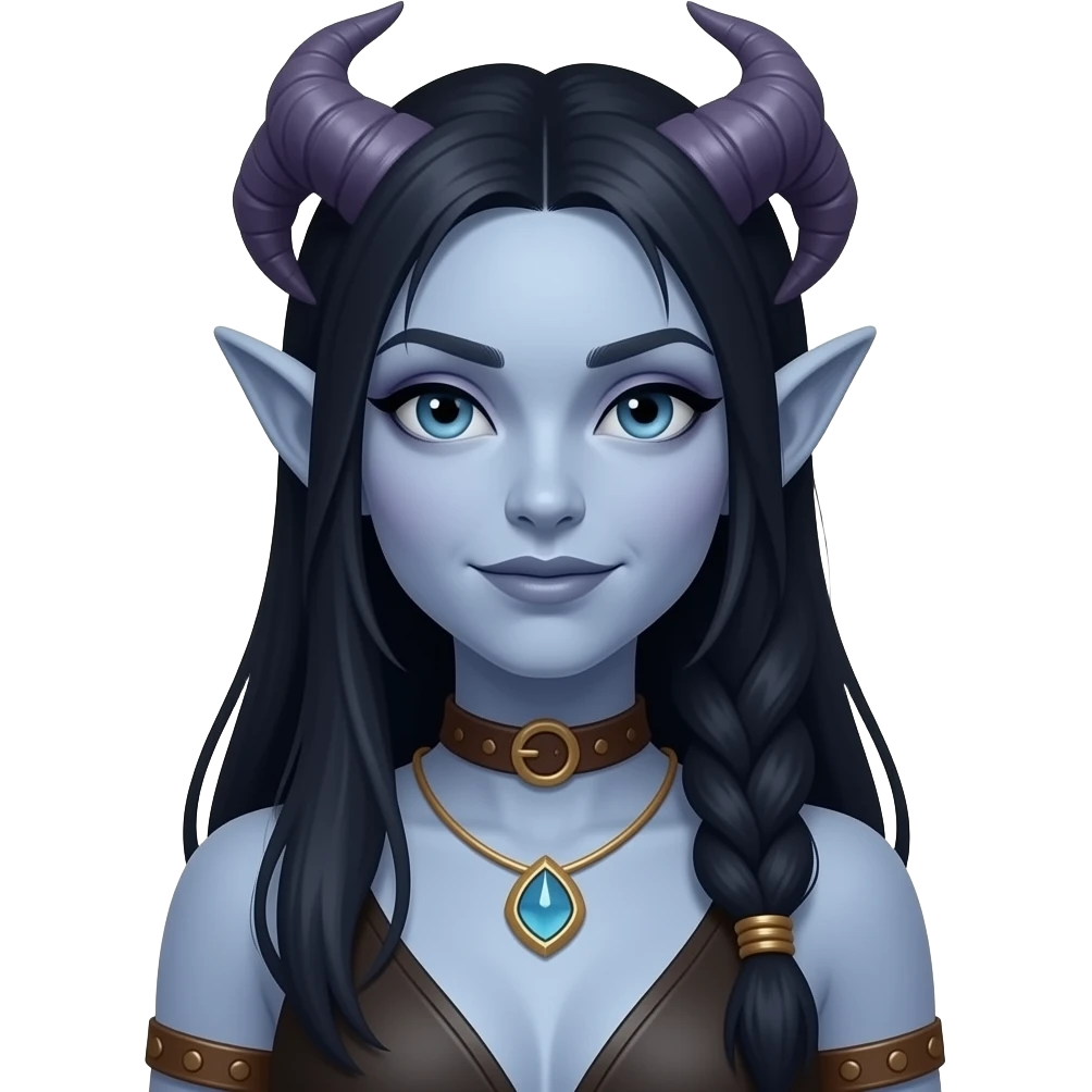 Drow bard dnd look female emoji