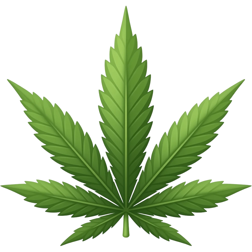 Mata de marihuana emoji