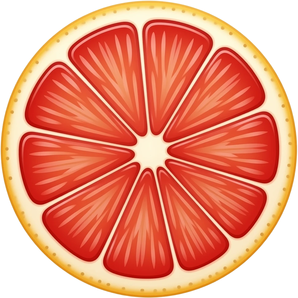 grapefruit emoji