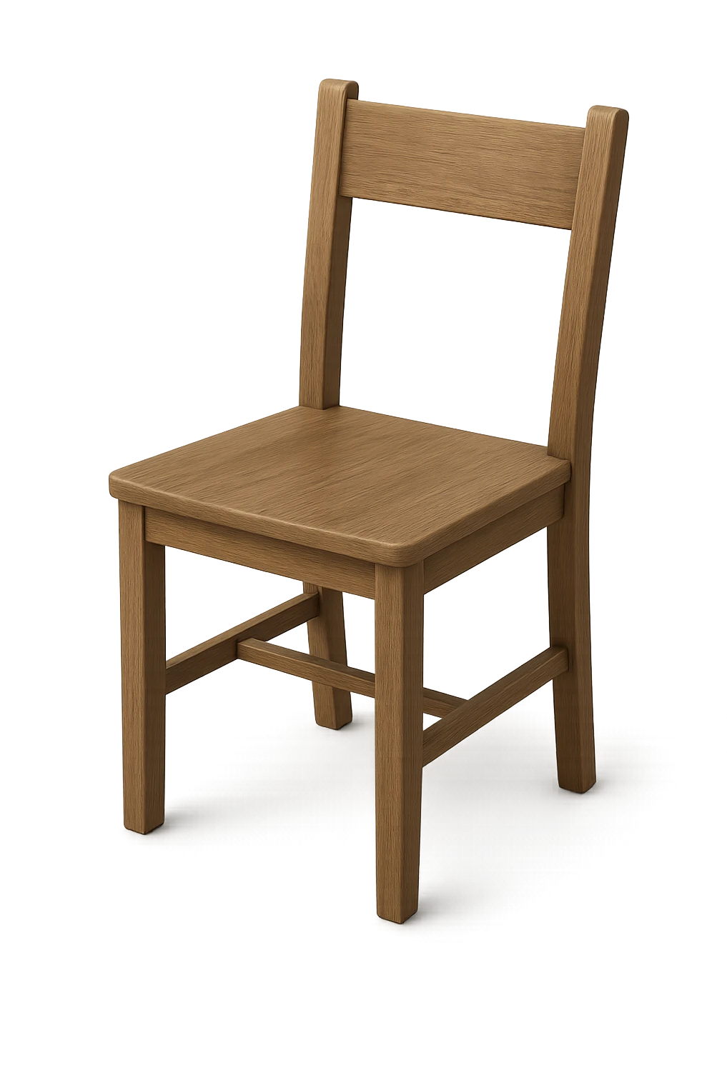 sedia semplice realistica in 3d, iperrealistica in 3d emoji