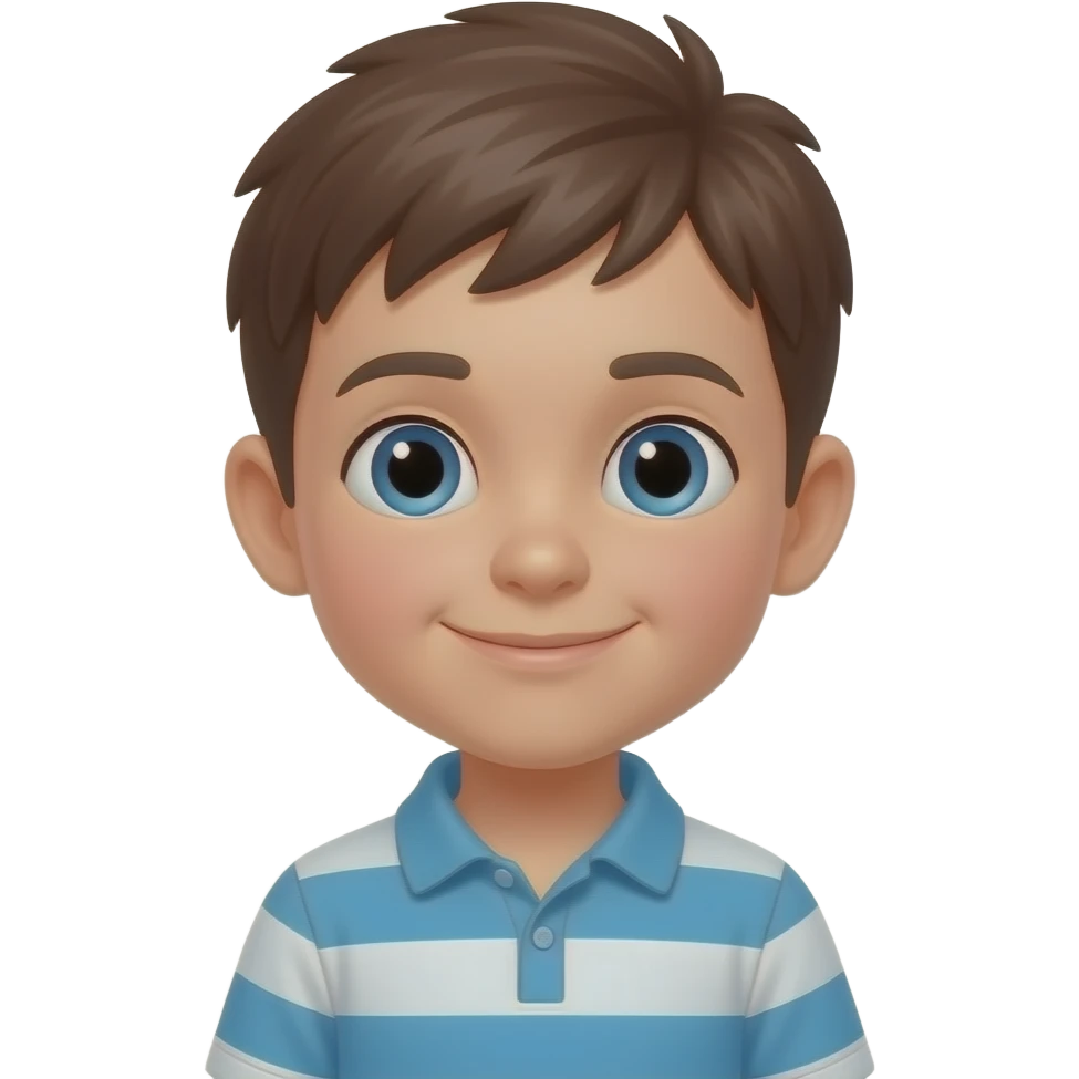Can we just make this emoji look like a preschool boy? emoji