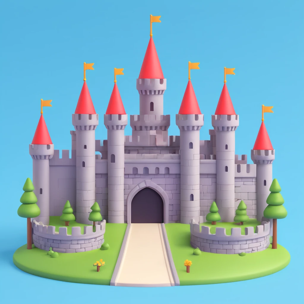 king and queen, castle background emoji