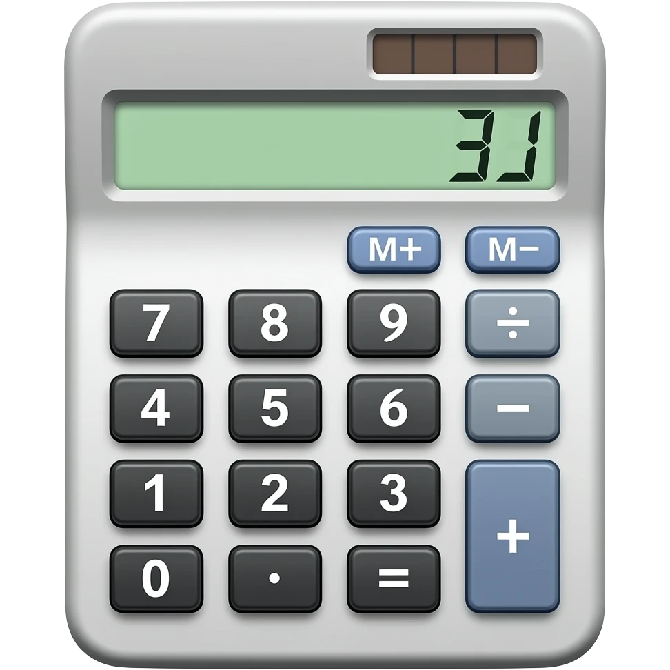 Do a emoji that dues 21+10 equal 31 emoji