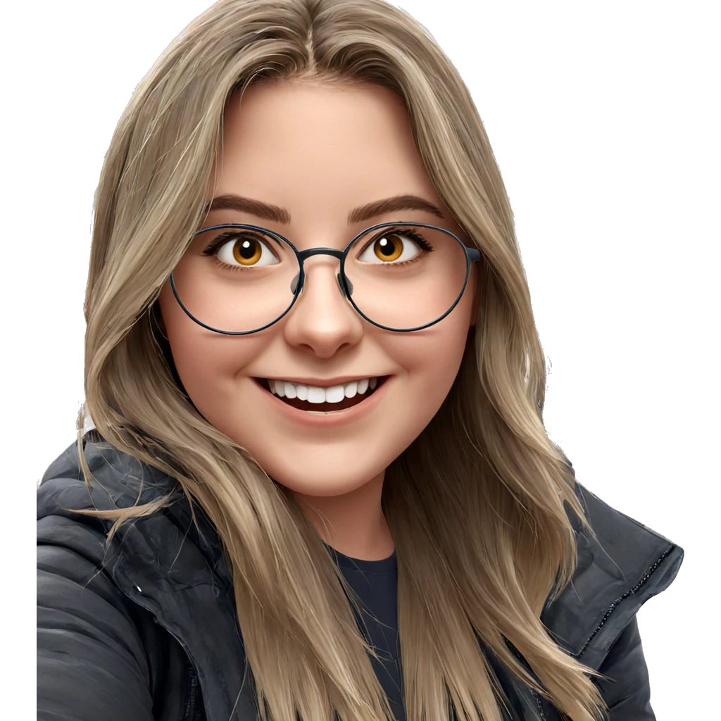 smiling girl with boys emoji