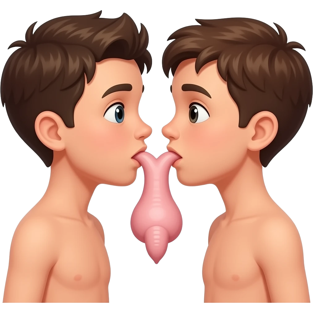 2 Boys naked sucking each other penis emoji