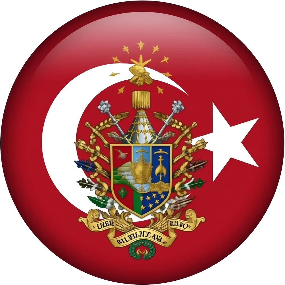 Create the ottoman Empire flag in the era of Suleiman the Magnificent emoji