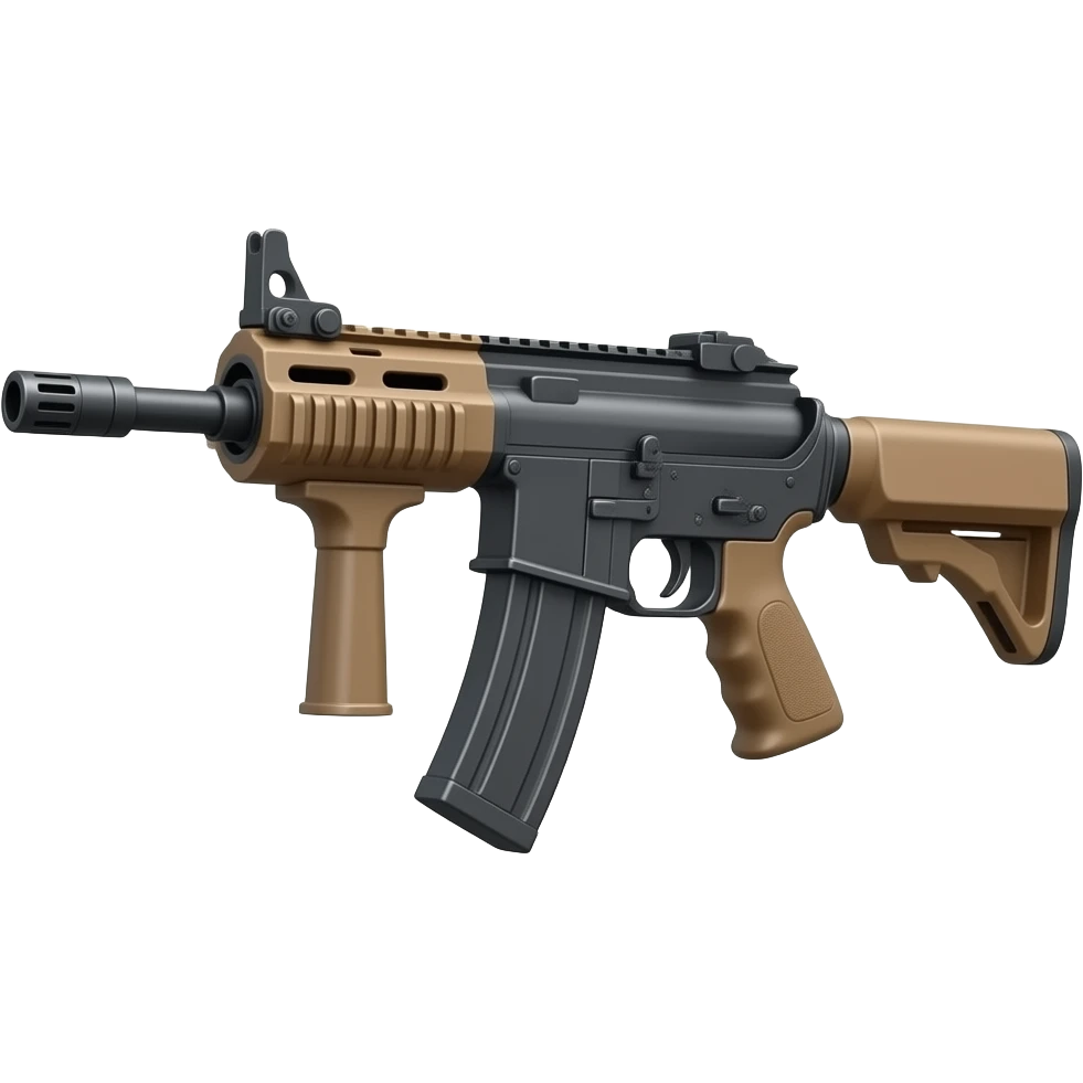 super realistic machine gun emoji
