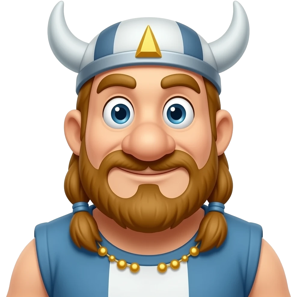 Obelix z bajki emoji