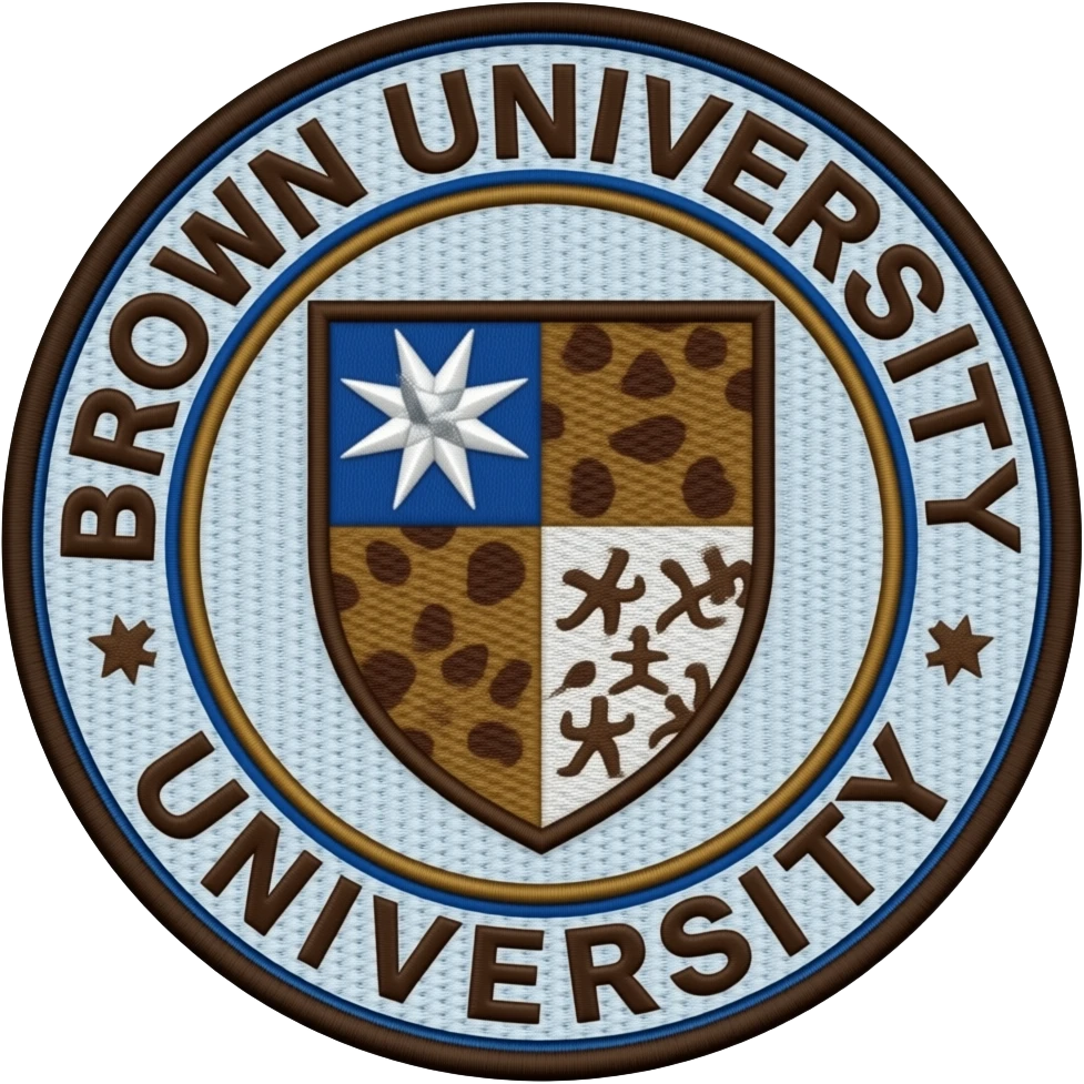 "Brown university" logo patch emoji