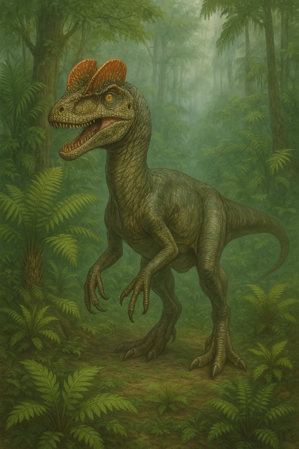 Dilophosaurus emoji