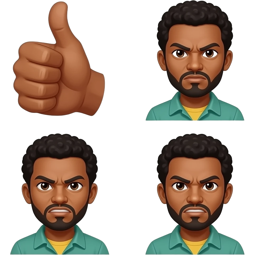 i want ethiopian context emojis to be genrate like Like love Respect angery etc emoji