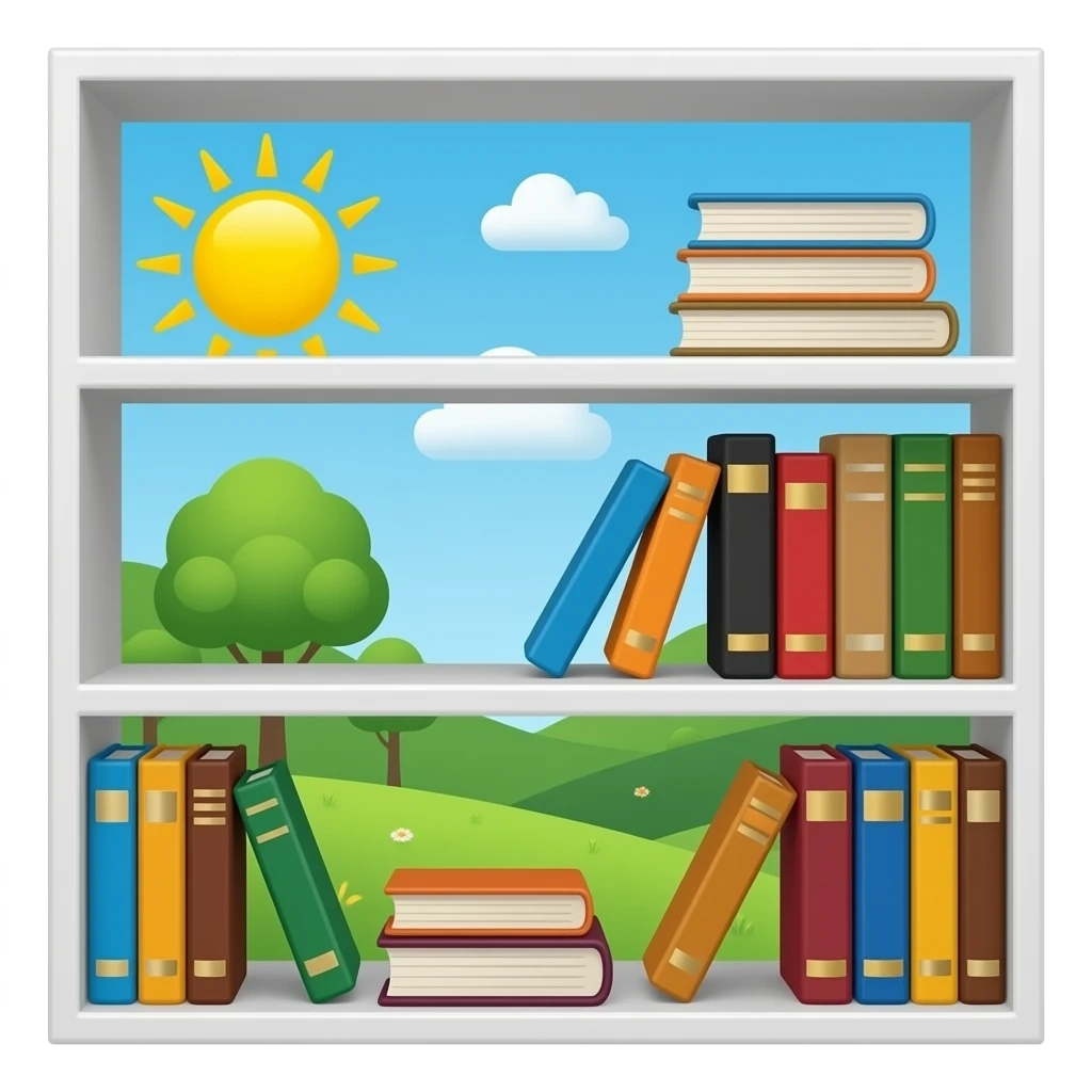 Bookshelf emoji