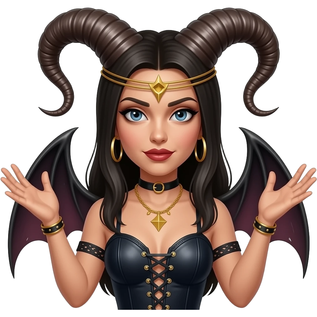 Baphomet babe freak show emoji