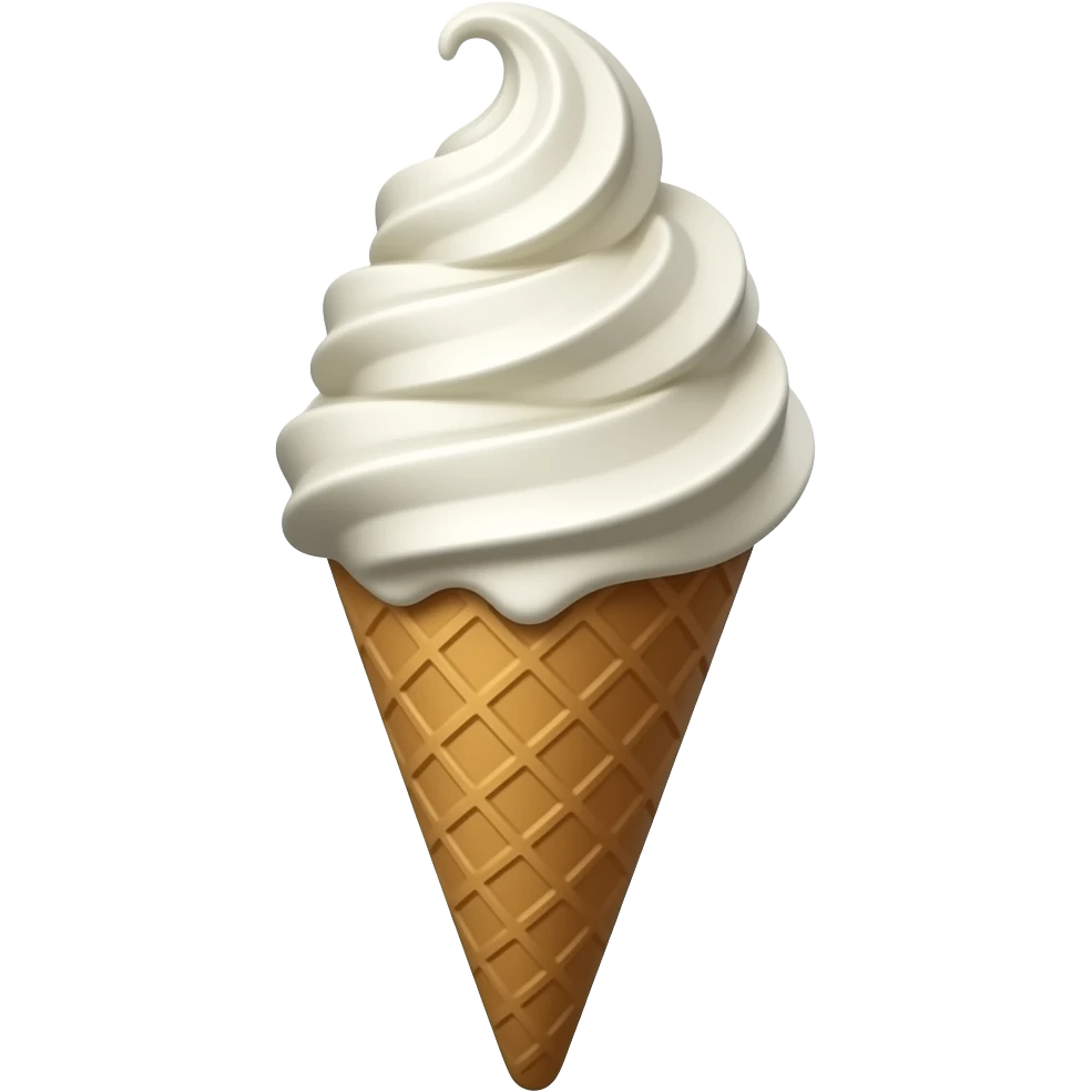 Ice cream emoji