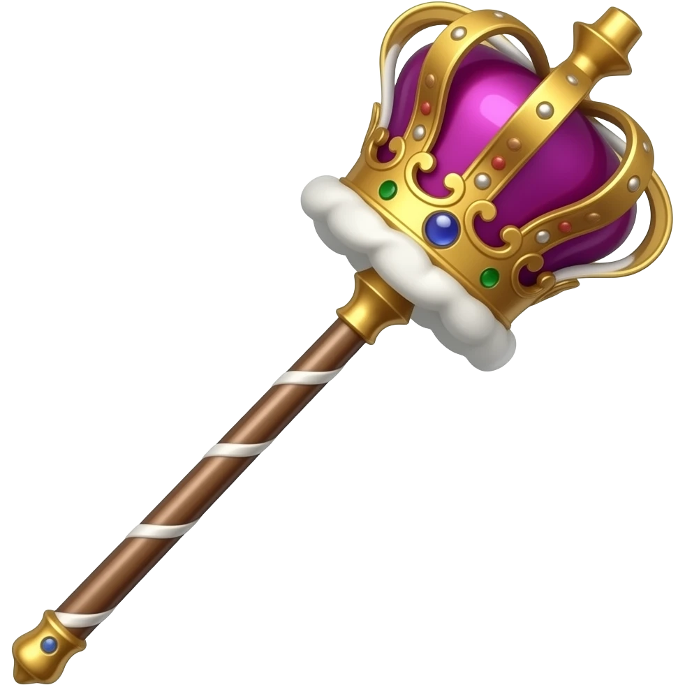 royal magic wand metalic high quality emoji