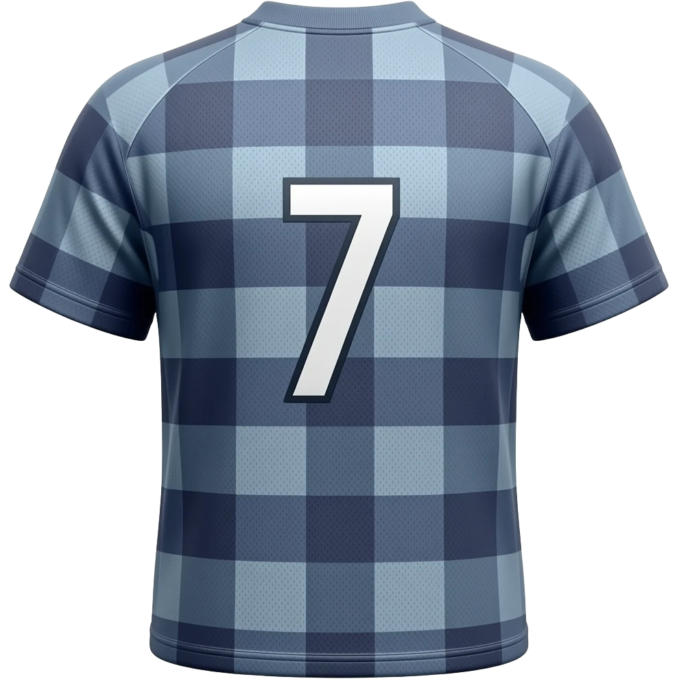 Make a jersey backside with number 7  as a emoji not image  in small size text type emoji emoji