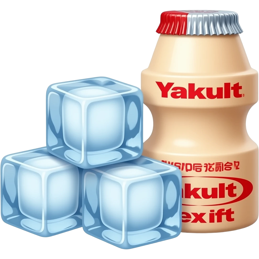 ice and yakult emoji