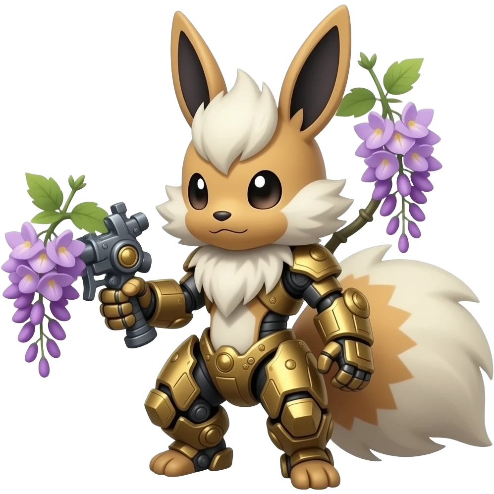 Badass Wisteria Demonic Furret-Machine-Pokémon emoji