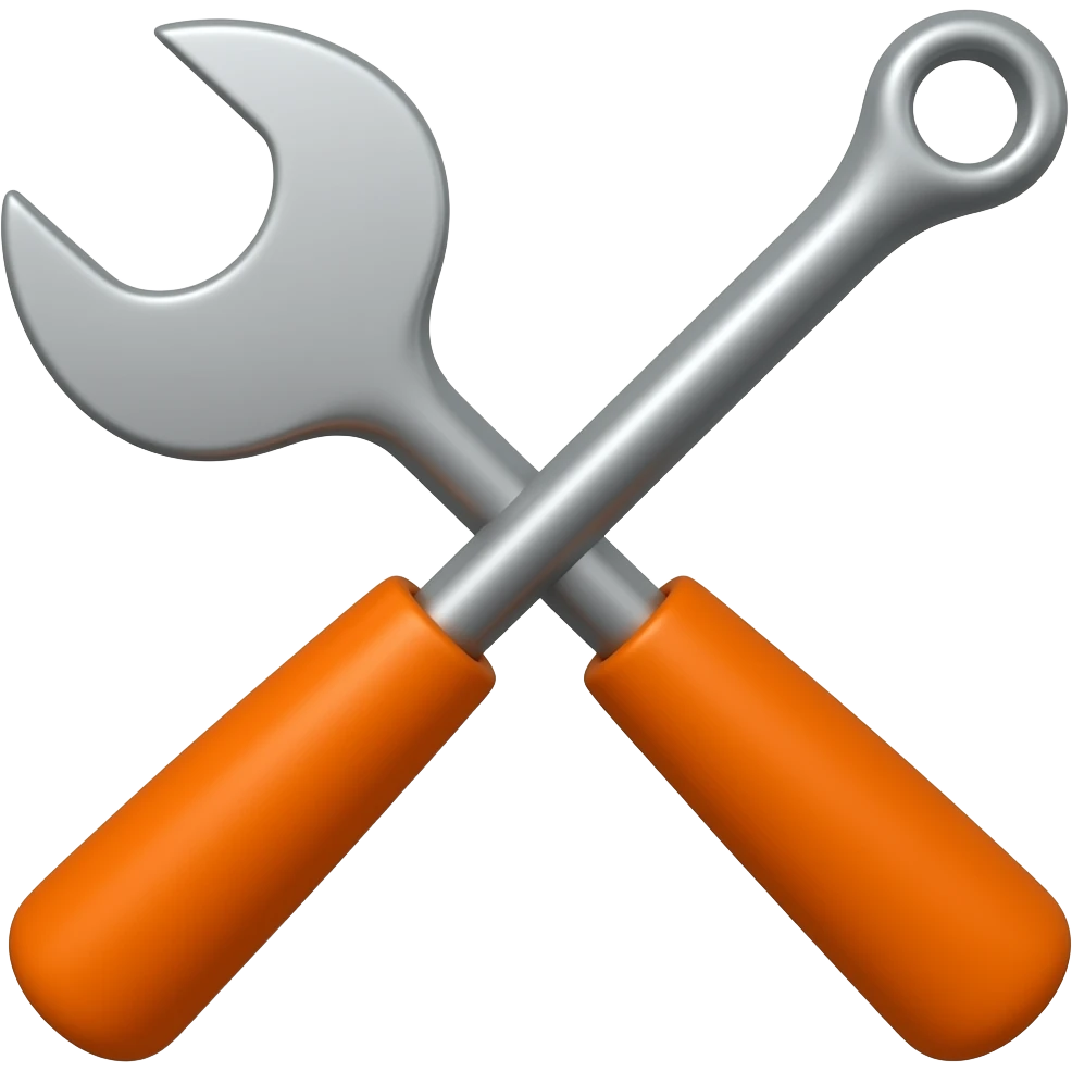 orange tools emoji