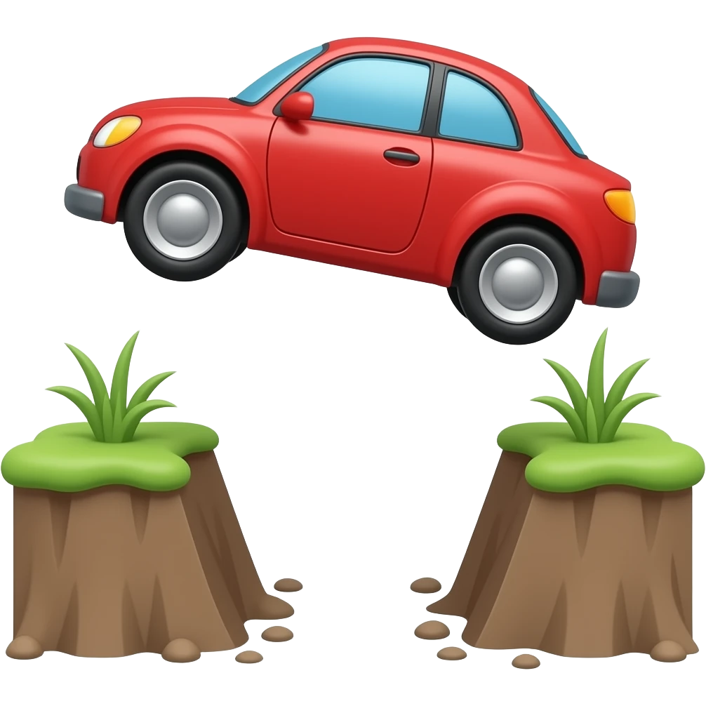 car jumping emoji
