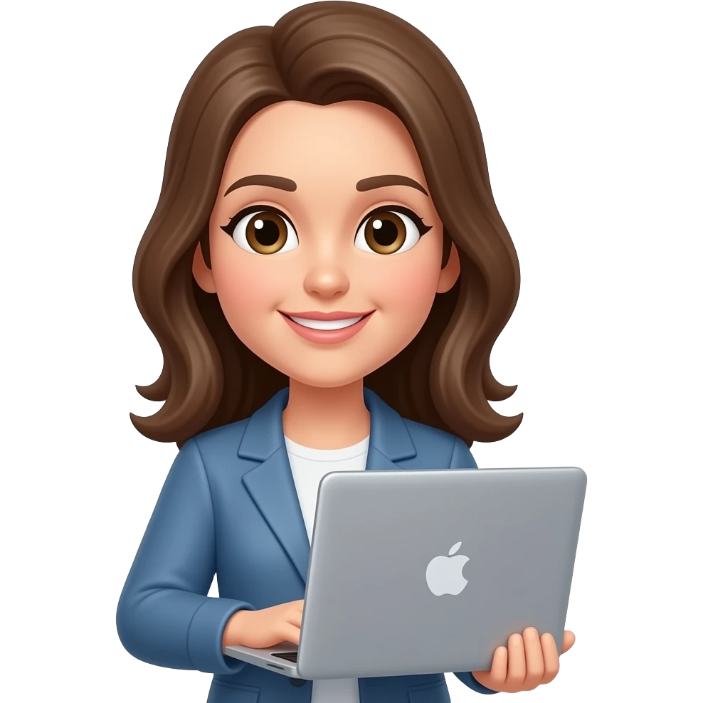 macbook woman emoji