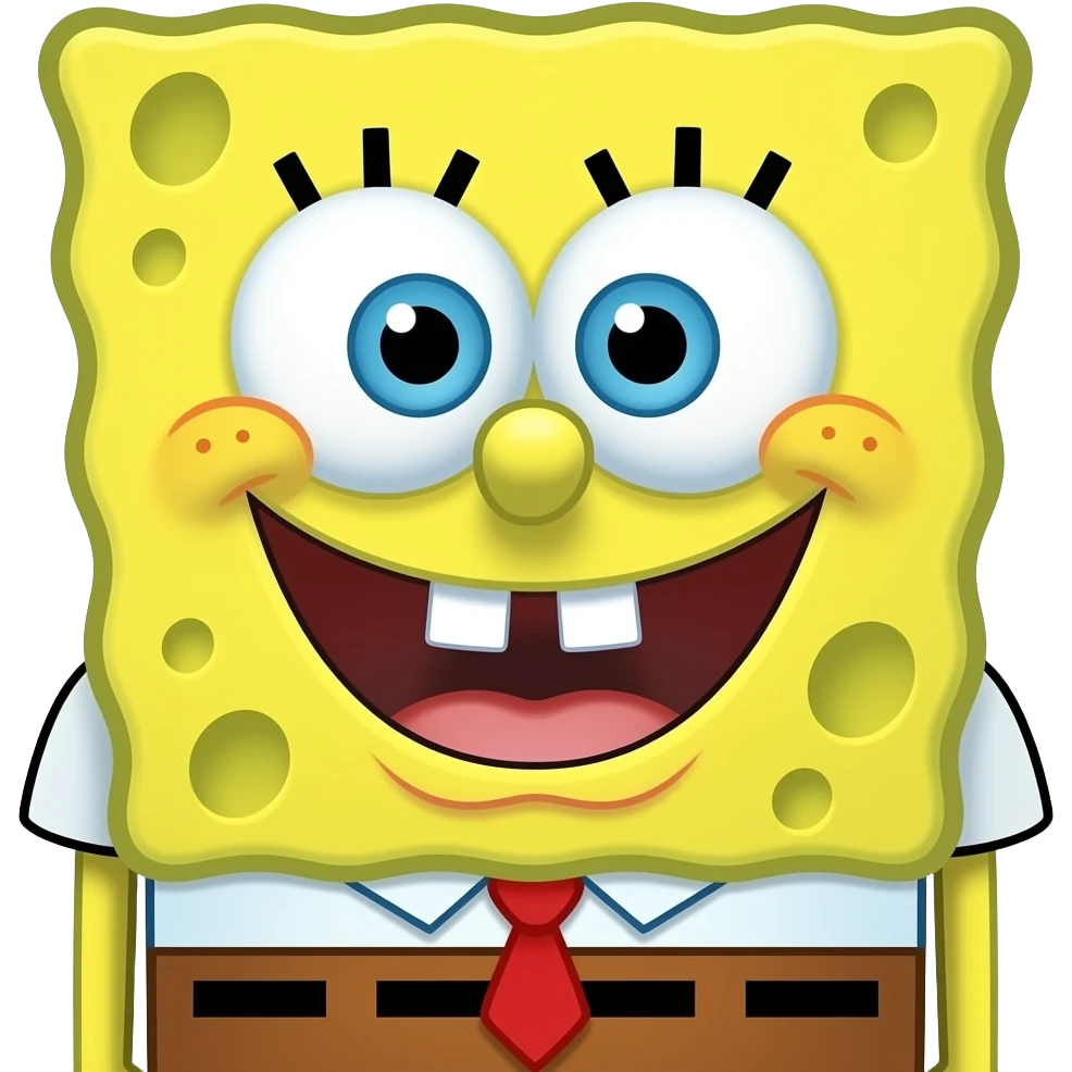 spongebob laughing emoji