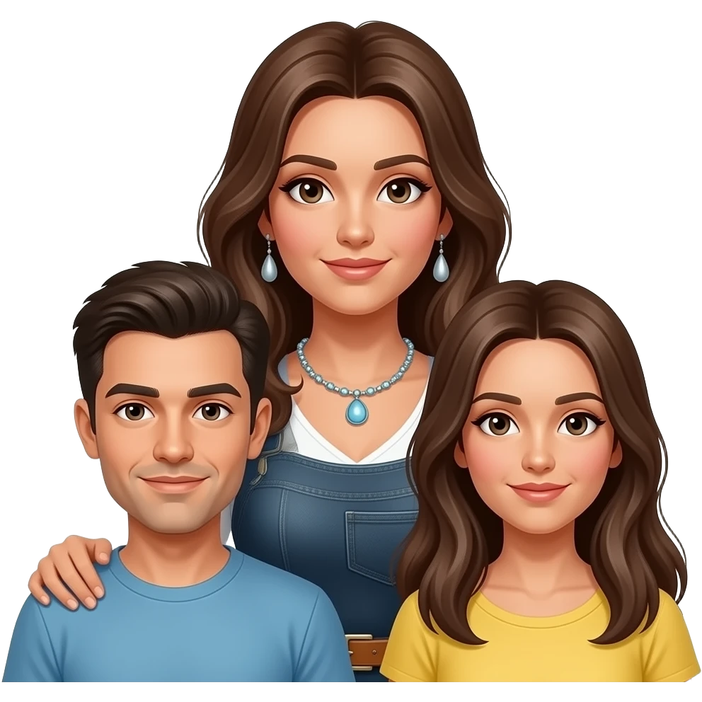 Cuckquean Dominaning male and  female emoji