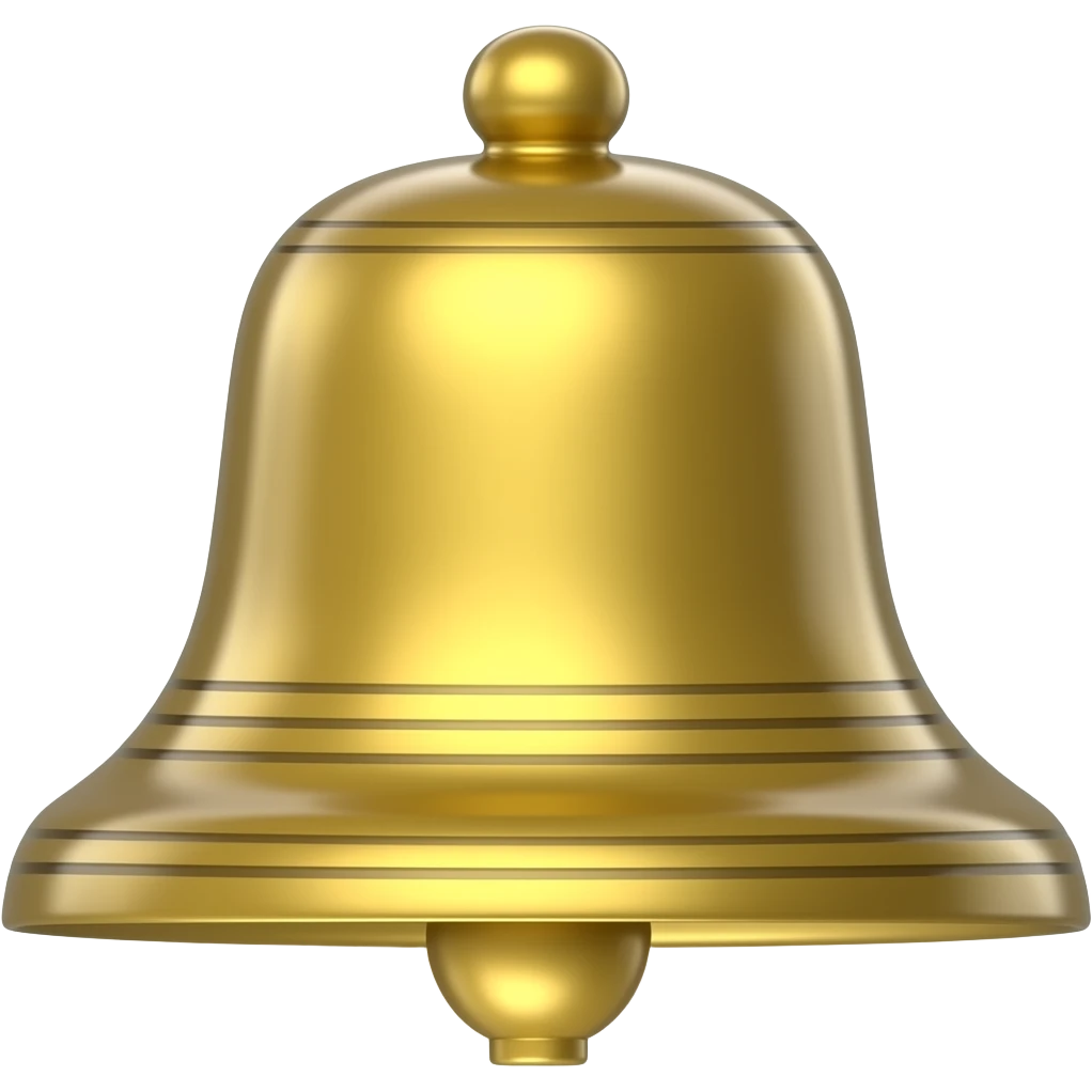 Ding dong bell emoji