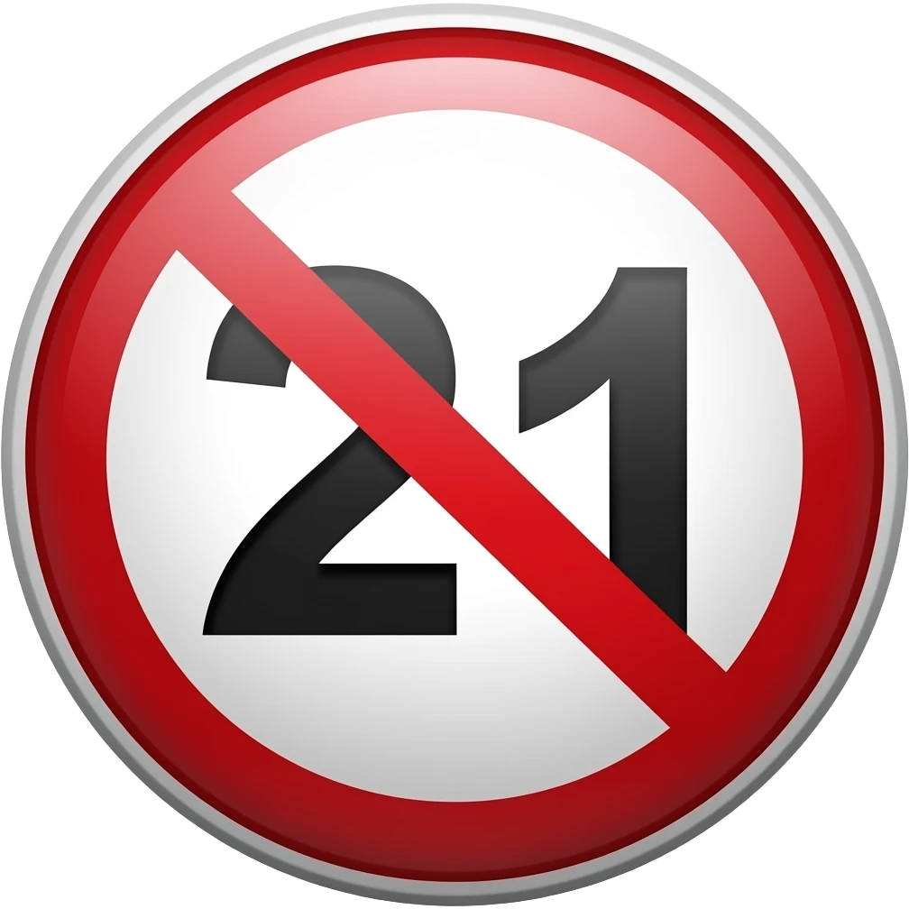 Not 21 emoji