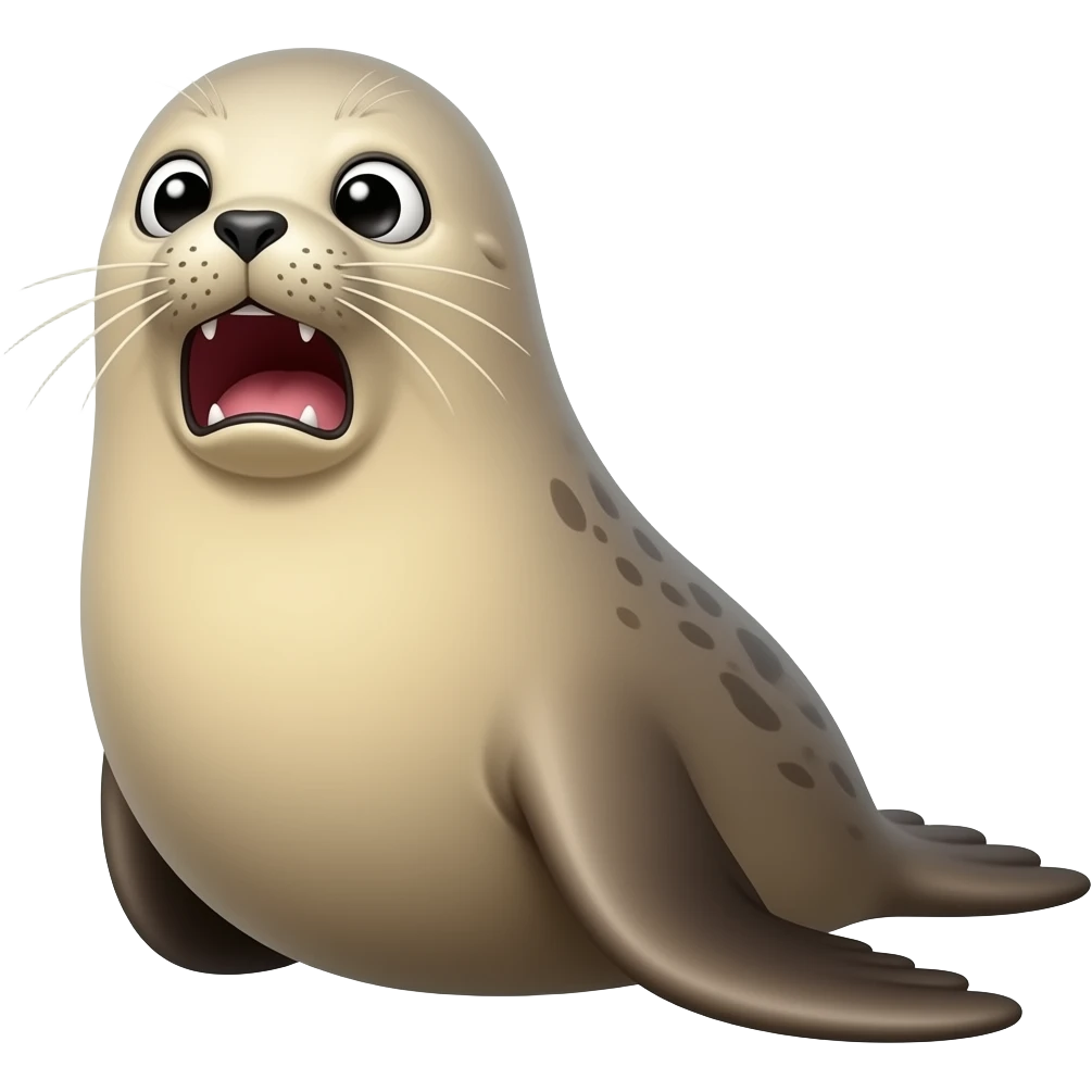 shocked seal emoji