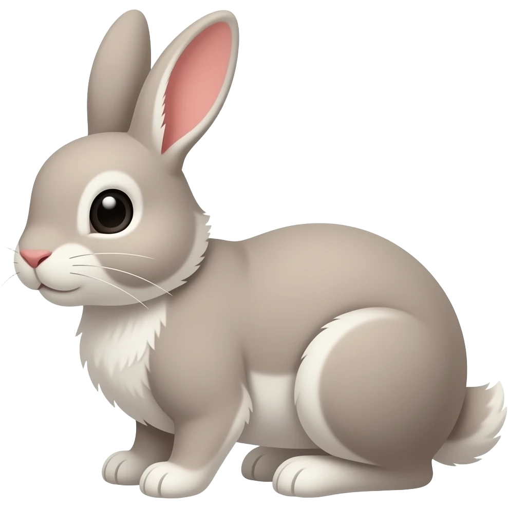 Cartoon rabbit emoji
