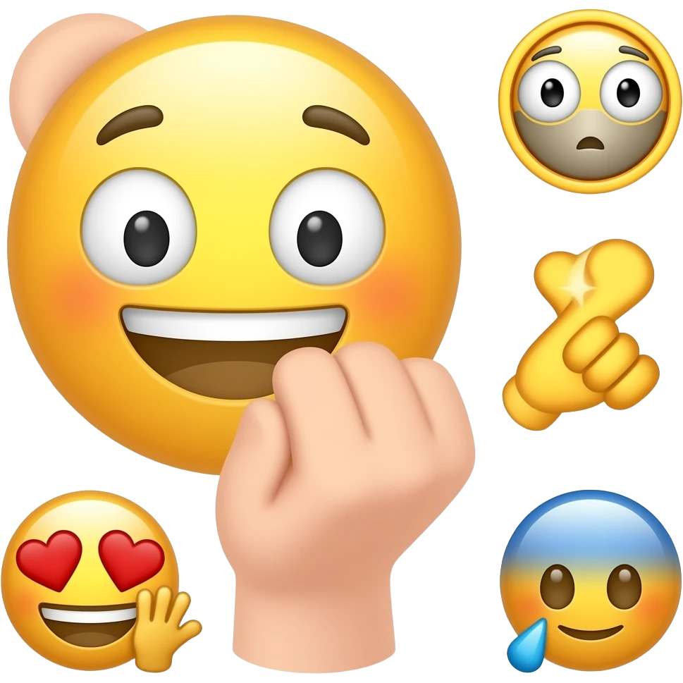 Quiero agarrar esos emojis cómo lo agarro emoji