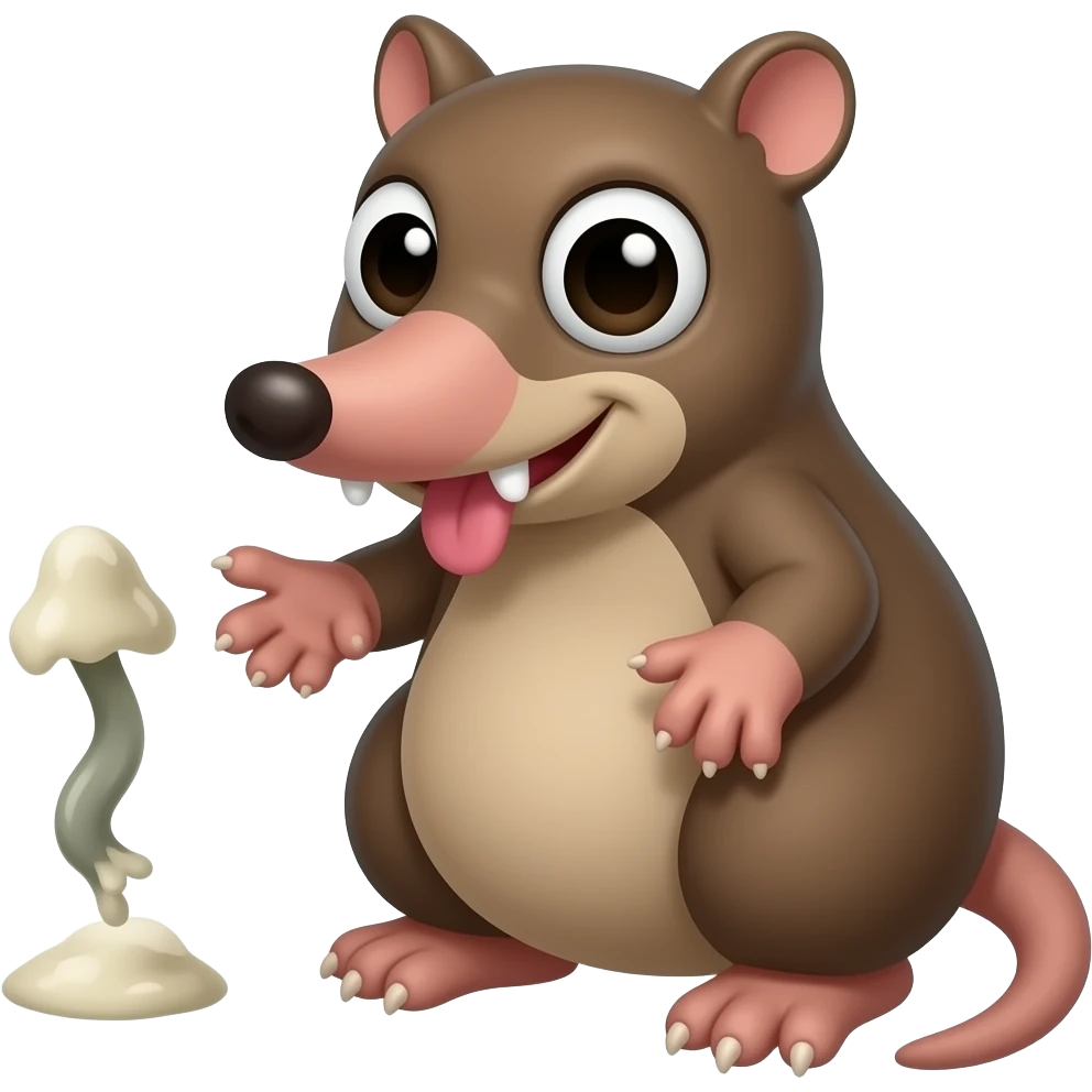 Many Moles in Whack The Mole Game emoji