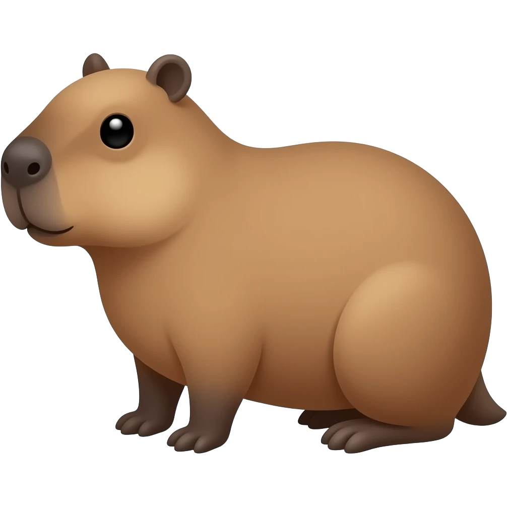 Buff capybara emoji