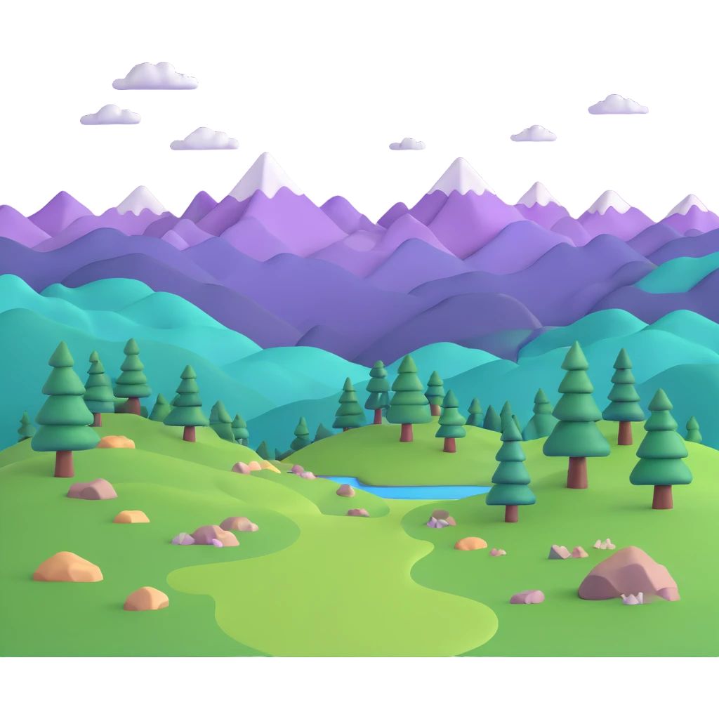 Alpine landscape emoji