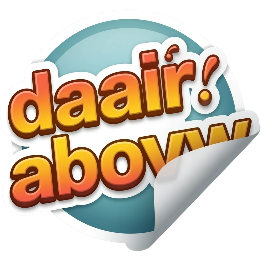 funny sticker named daadir abovw emoji