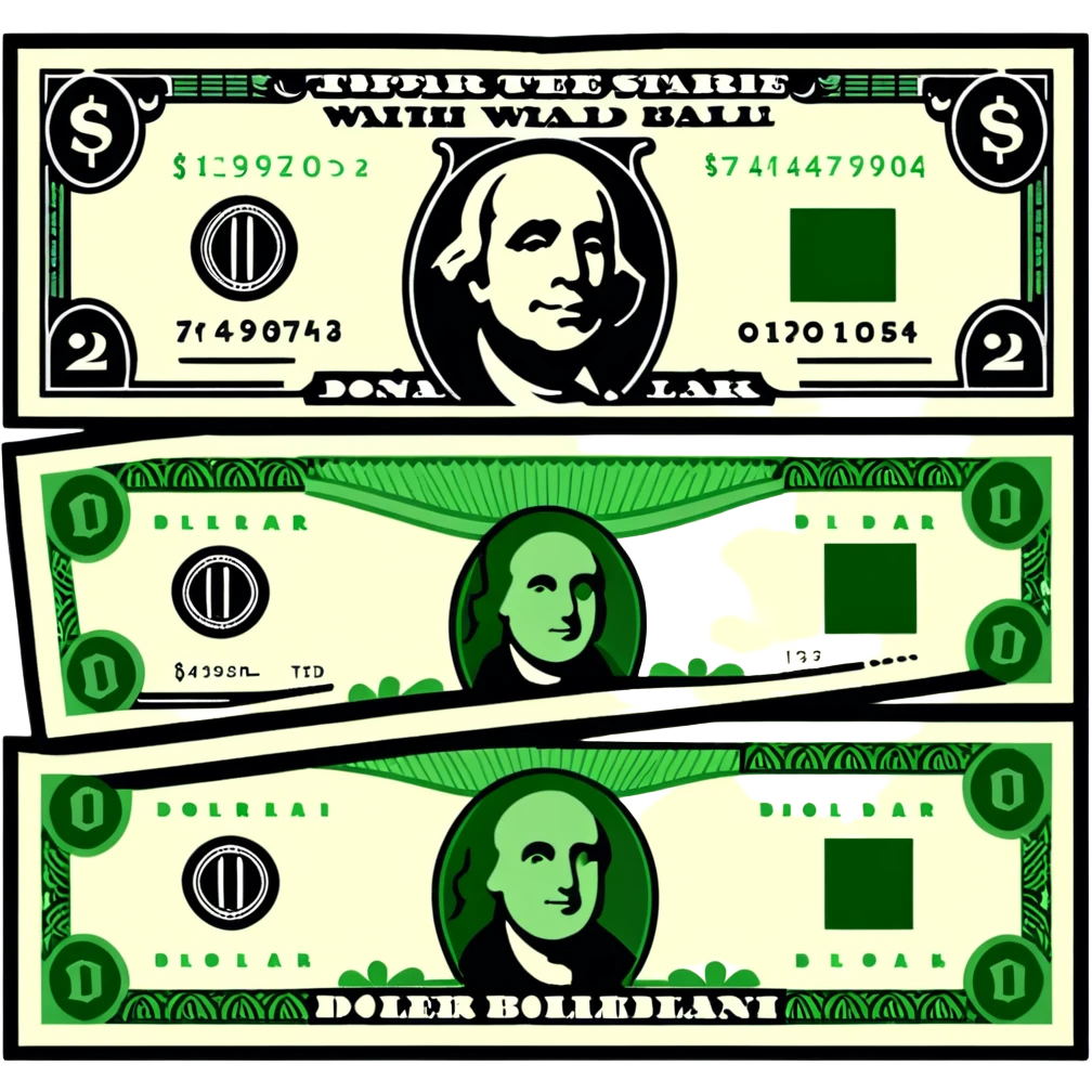 dollar bill banknote emoji