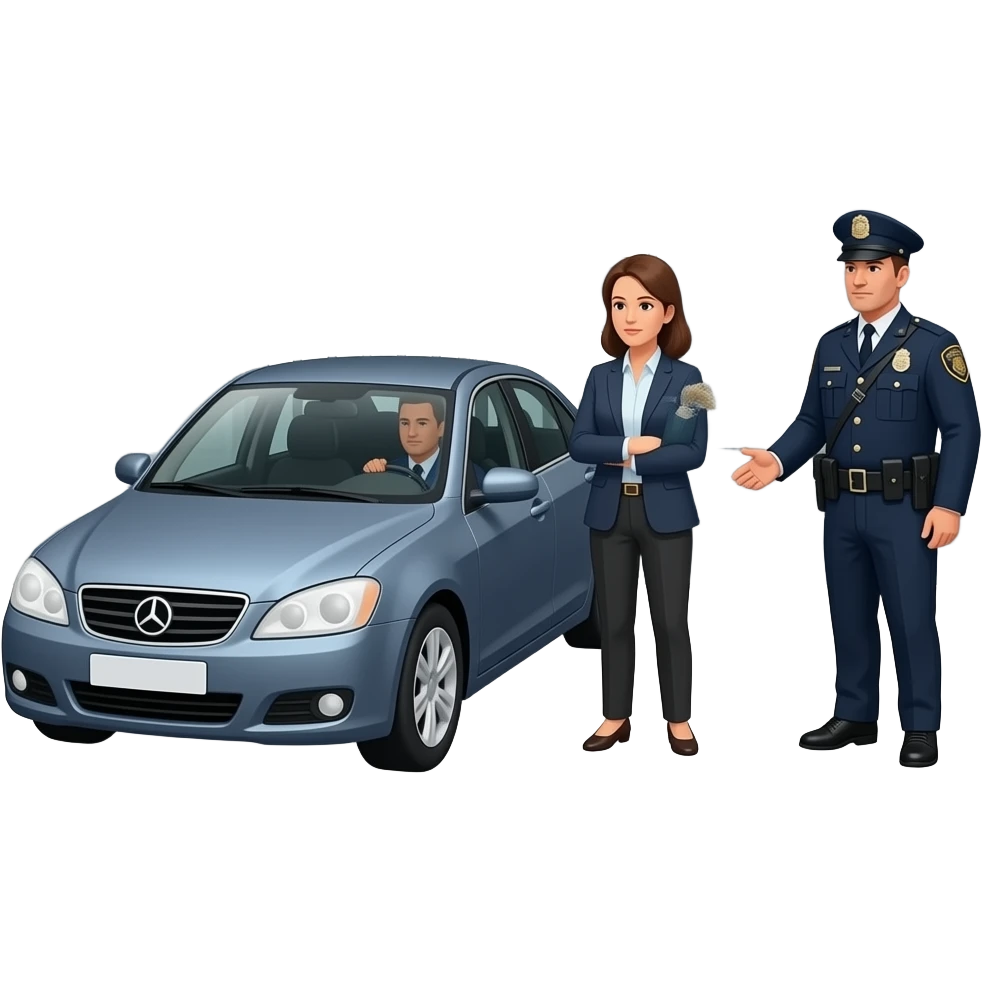 Wife IN CAR Dropping Husband off at PRISON GROUNDS emoji
