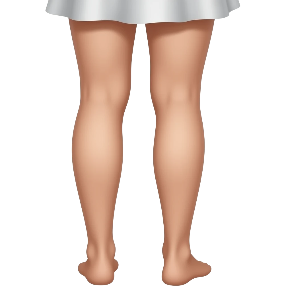 girl legs back naked emoji