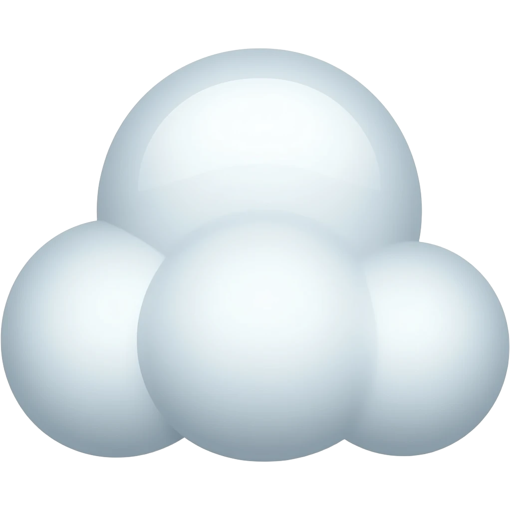 big long cloud emoji