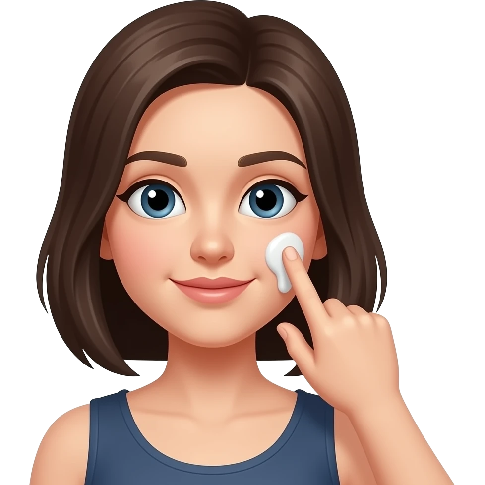 Someone rubbing cum on a girls face emoji