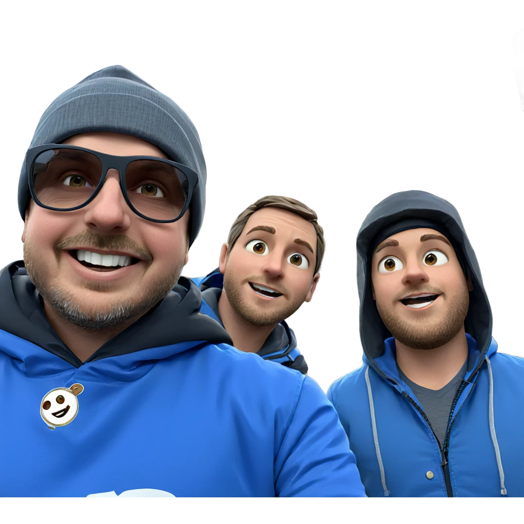 boys enjoying the outdoors emoji