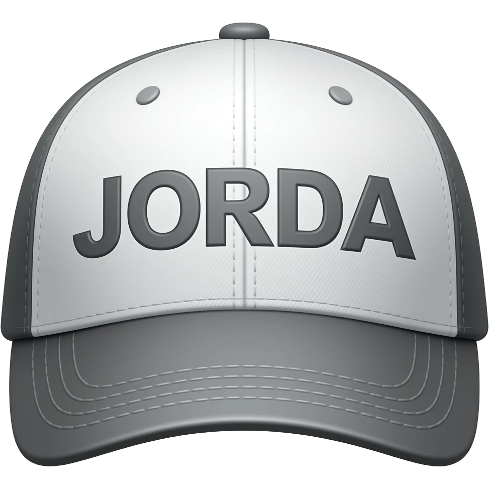 Una gorra con el diseño de jorda emoji