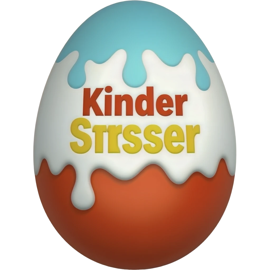 Kinder surprise egg emoji
