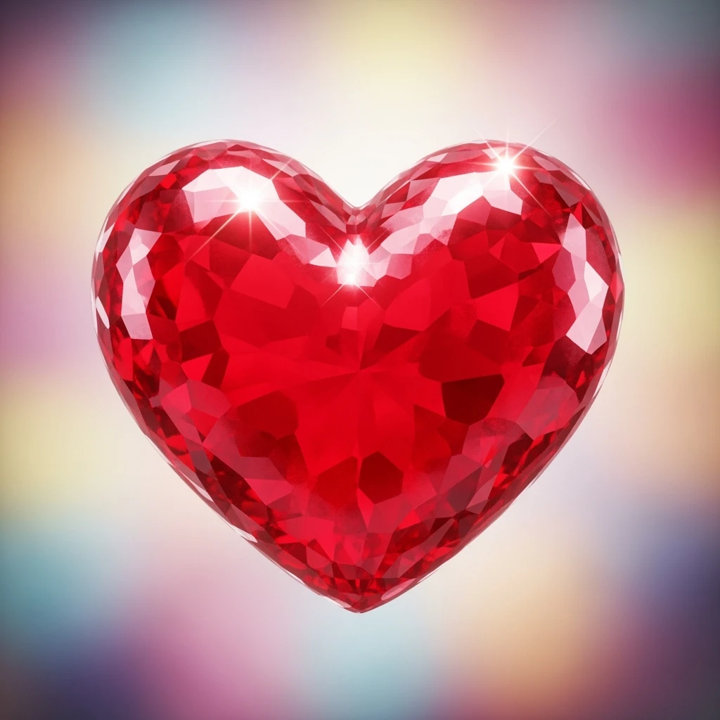 food heart emoji, shiny emoji