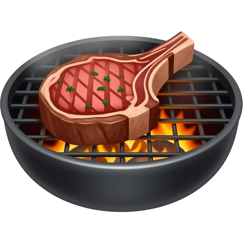 meat on grill emoji