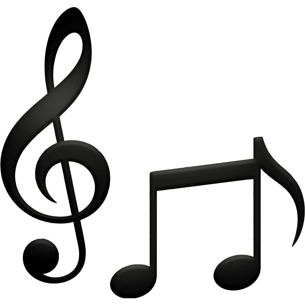 music  Please make it the same tone. emoji