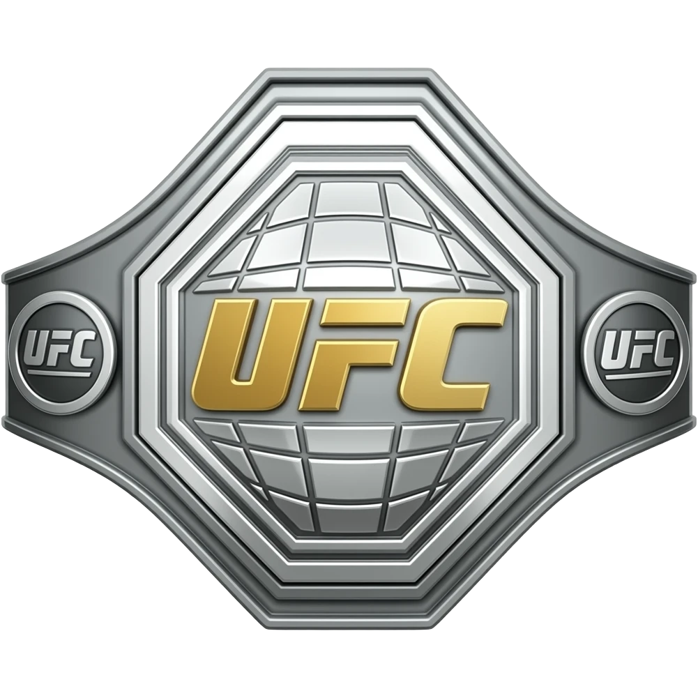 UFC silver championship belt emoji