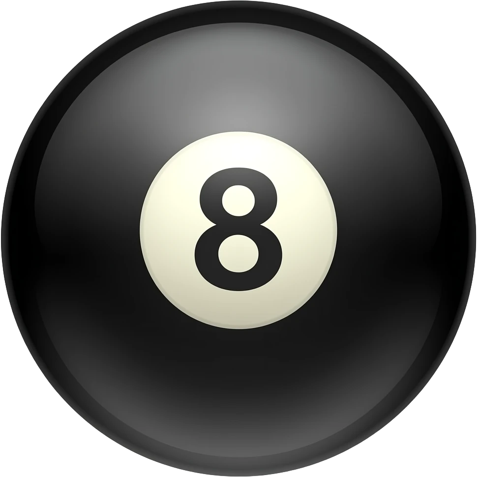 Black 8 Ball emoji